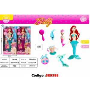 Boneca Sereia Betty SR9388