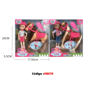 Boneca Cavalo HB070