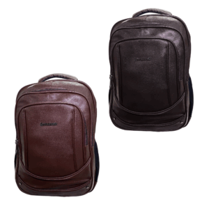 Mochila Masculina De Couro Grande WZ042