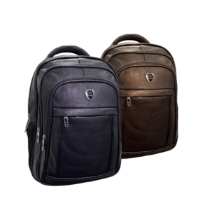 Mochila Masculina De Couro Pequena WZ041