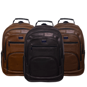 Mochila De Couro Caço de Aço 035