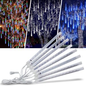 Bastão de LED 8 Canudos 50cm Azul 068