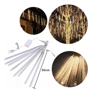 Bastão de LED 8 Canudos 50cm Branco Quente 055