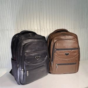 Mochila Masculina De Couro Grande 078