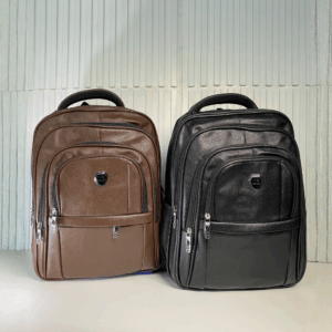 Mochila Masculina De Couro Peq  079