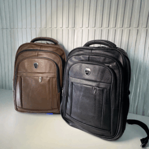Mochila Masculina De Couro Pequena