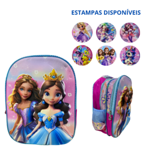 Mochila Infantil Feminina 3D 021