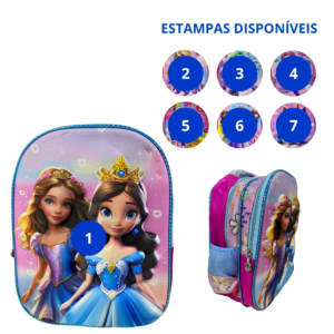 Mochila Infantil Feminina 3D 121