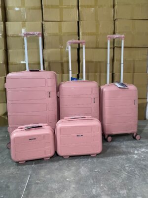 Kit de Mala Polipropileno 3 Malas e 2 Frasqueiras 002
