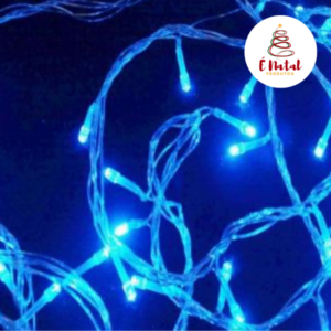 Pisca Pisca É Natal 100 Lâmpadas Azul 001