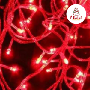 Pisca Pisca É Natal 100 Lâmpadas Vermelho 005