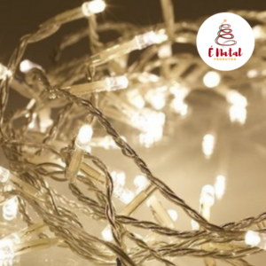 Pisca Pisca É Natal 100 Lâmpadas Branco Quente 003