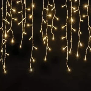 Pisca Pisca Cascata 96 LED Branco Quente 015