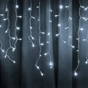 Pisca Pisca Cascata 96 LED Branco Frio 016